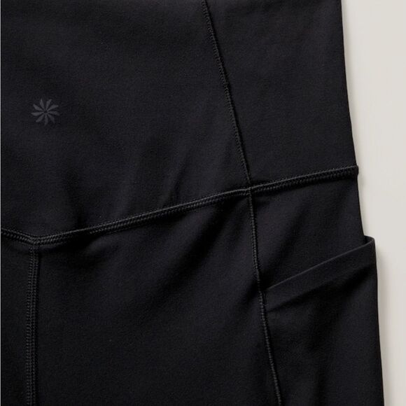 NWT Athleta Salutation Stash Pocket 11 7/8 Tight. Black. Extra Small - Picture 4 of 12